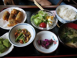 ささみの唐揚げランチ