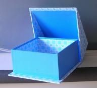 紙斜め蓋付きボックス