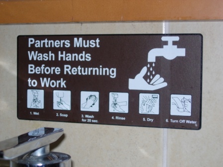 手を洗いましょう