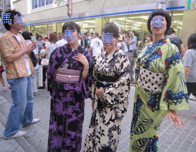 浴衣３人