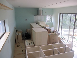 キッチン　水周り工事中