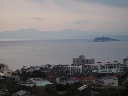 伊豆半島と江ノ島