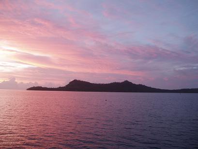 トオプアの夕焼け