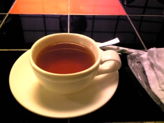 食後「レモンティー」