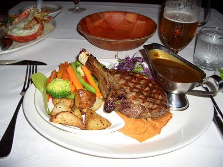 子牛のボーンステーキ。