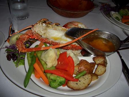 ロブスターのバターソース。