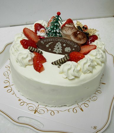 クリスマスケーキ０８１２その１