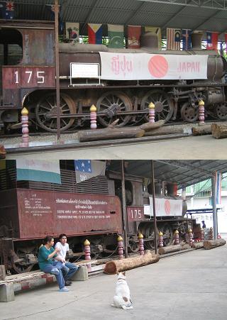 タイに日本の汽車