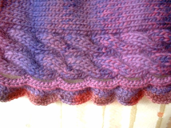手編みのショール２－５