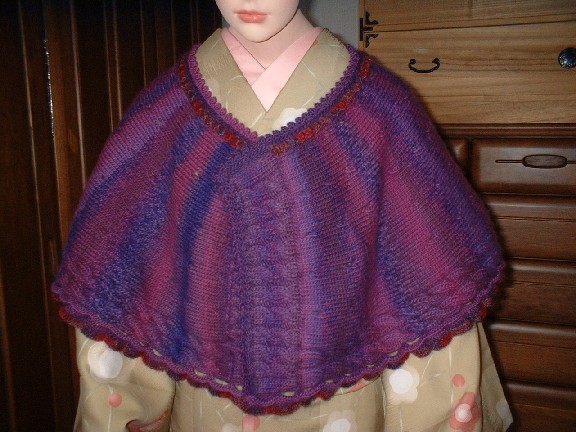 手編みのショール２－１
