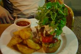 Lamb burger