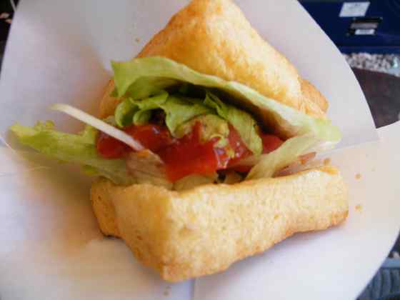 東３cいなりバーガー