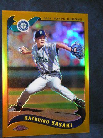 2002 Topps Chrome 587 GOLD REF