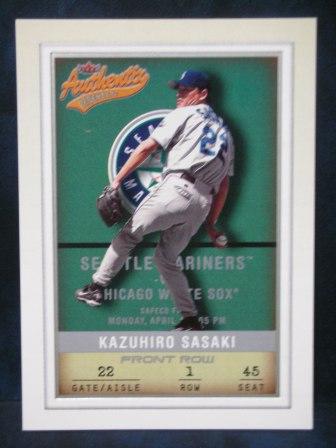 2002 Fleer Authentic 111 FRONT ROW (150)