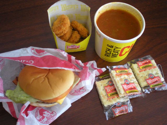 Wendy's ハンバーガー他