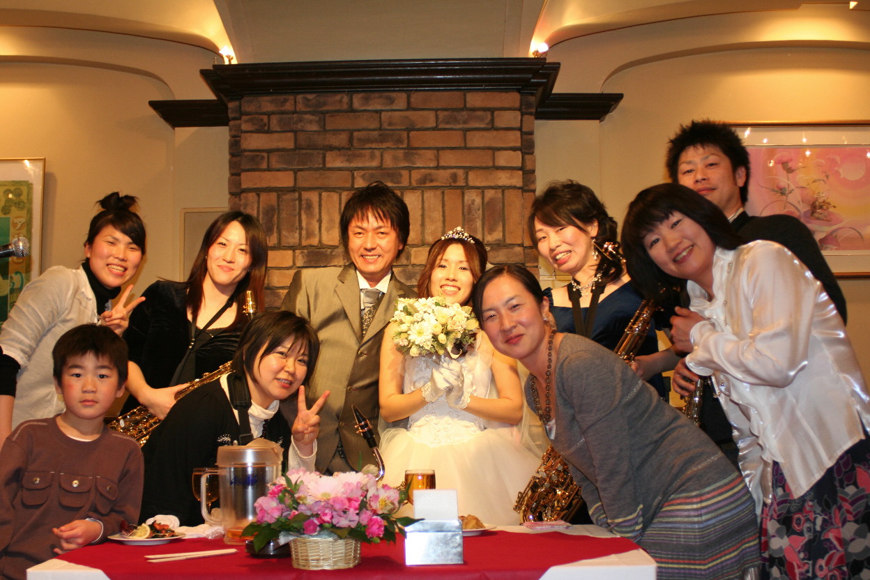 晃子結婚式