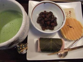 抹茶と和菓子