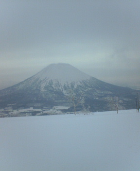 強風のニセコ