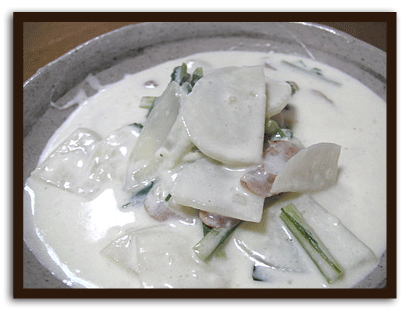 かぶのクリーム煮