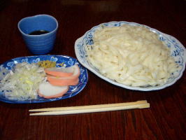 きしめん調理後