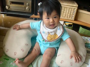 おすわり。