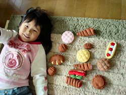 チョキチクパンと一緒に。