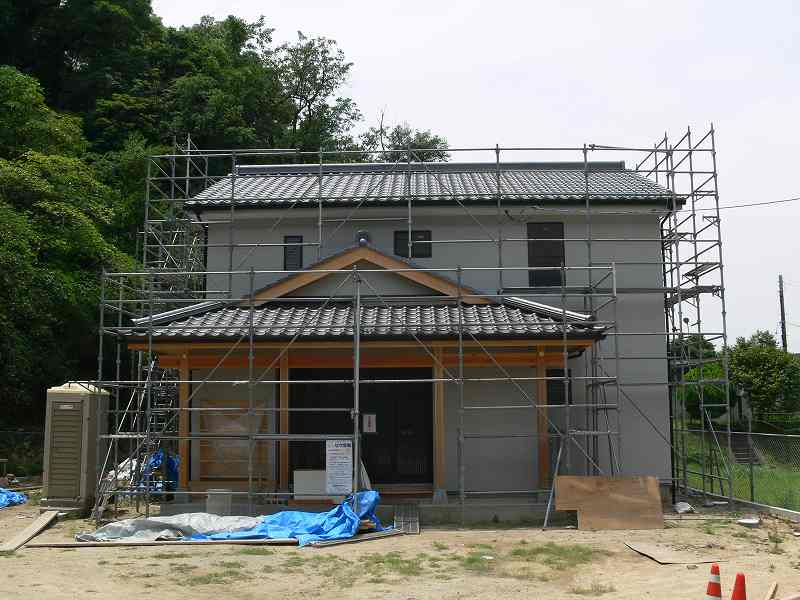 金光教警固屋教会「信心の御造営」お広前新築工事経過状況写真7月7日分です。