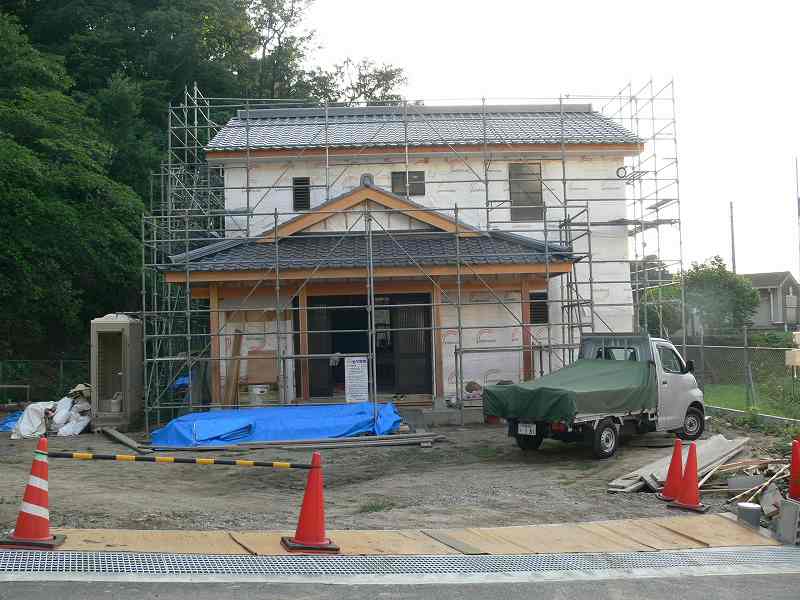 警固屋教会「信心の御造営」工事経過状況写真6月11日分です。