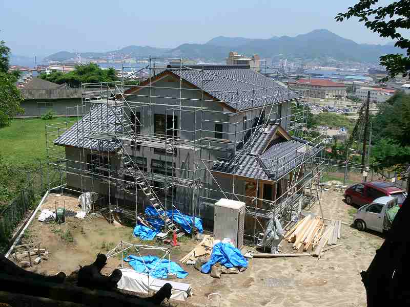 金光教警固屋教会「信心の御造営」お広前新築工事経過状況写真6月23日分です。