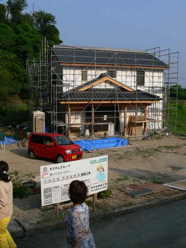 金光教警固屋教会「信心の御造営」お広前新築工事経過状況写真6月19日分です。