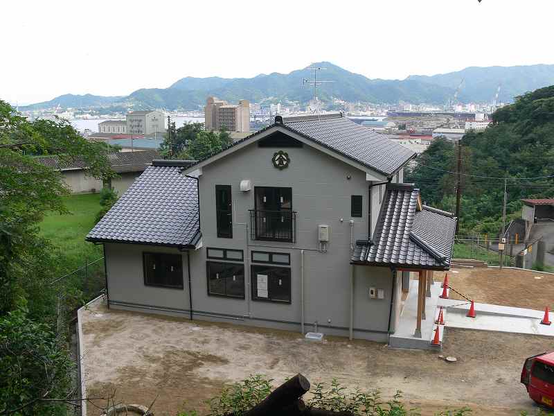 金光教警固屋教会「信心の御造営」お広前新築工事経過状況写真7月31日分です。