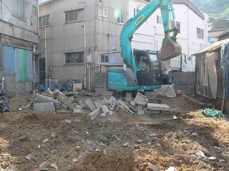 金光教警固屋教会　旧会堂解体（旧会堂戦後の歴史60年の幕を閉じます）平成22年9月6.7日 1