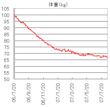 グラフ体重