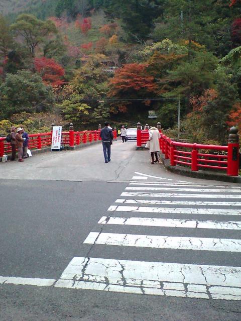 １１月１８日に行った天神峡