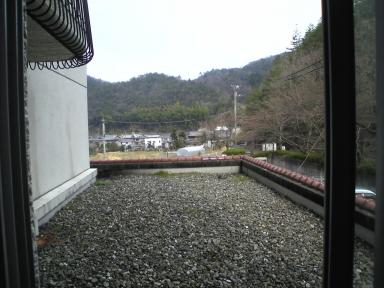 塩江温泉樺川荘本館の部屋からの風景08/3/28/9：30