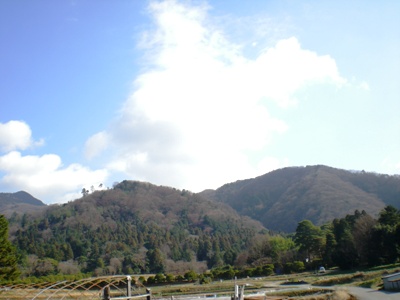 修学院離宮付近