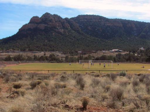 セドナのサッカー風景