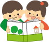 読書　２人　イラスト.gif