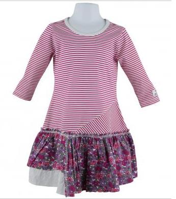 medi stripe & camo floral asymmetrical dress.JPG