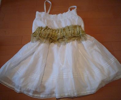 コットンワンピ