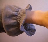 フリルワンピ袖