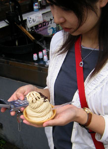道の駅裏磐梯_そばアイス