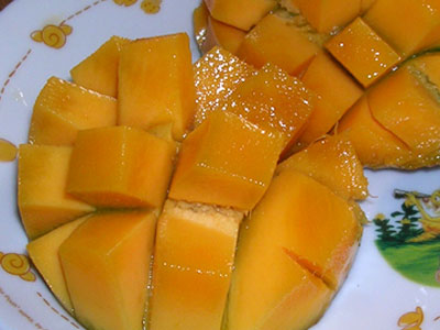 沖縄マンゴー、リゾートっぽいカット