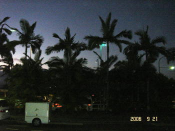 夜明け前のケアンズ