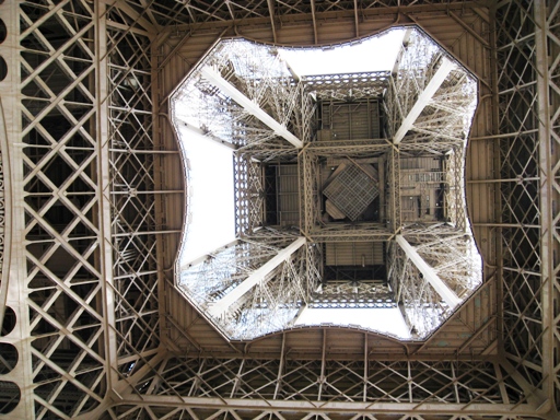 エッフェル塔の真下