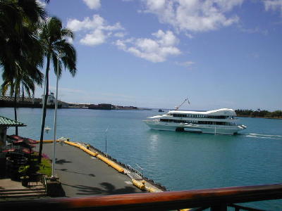 アロハ・タワーから見た海