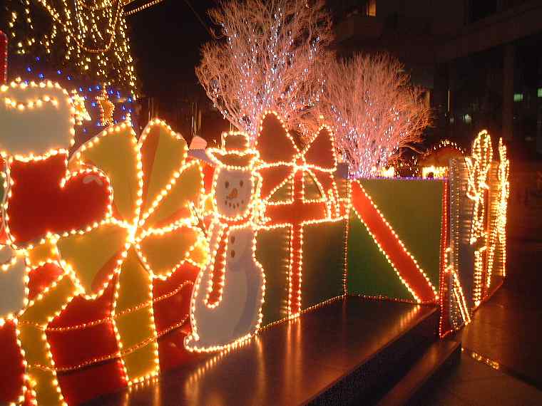 大阪のクリスマスイルミネーション２