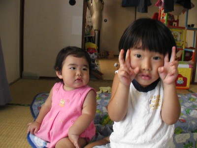 8月4日　恵翔と奏衣