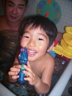 11月19日　お風呂で