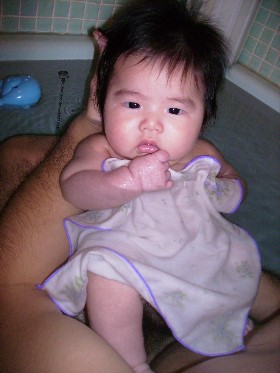 11月28日　奏衣お風呂